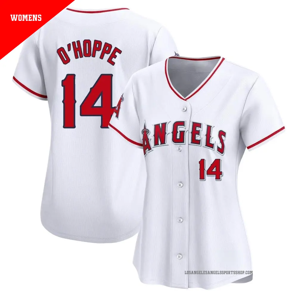 ANGELS O'HOPPE 14 レプリカユニフォーム Youth #14 Logan O'Hoppe Los Angeles Angels White Limited